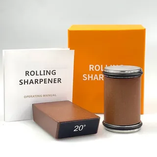 Rolling knife sharpener